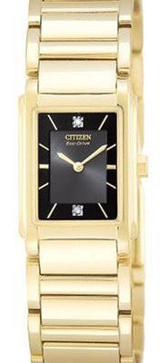Citizen Women's EW9252-55F Eco Drive Diamond Gold-Tone Watch