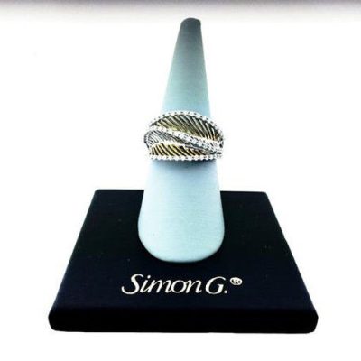 Simon G MR1878 18K Ring Size 6.5