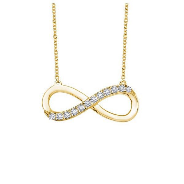 Lafonn SMALL INFINITY NECKLACE N2013CLG18 18 INCH