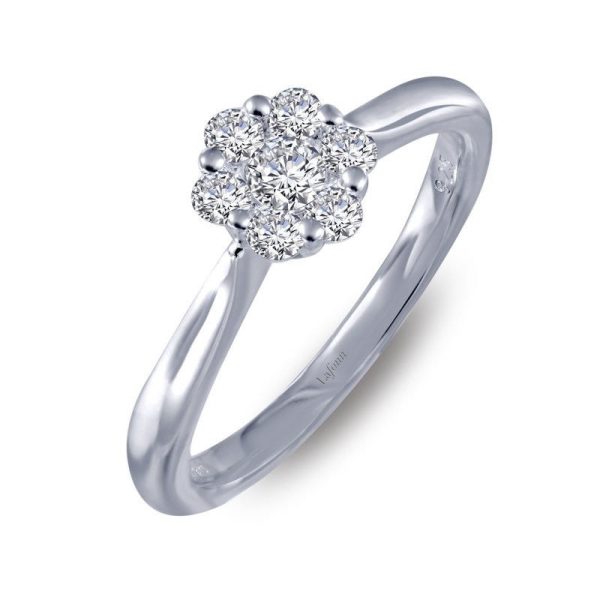Lafonn 6R017CLP07 Engagement Ring CZ Size 7
