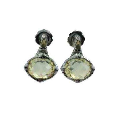 Judith Ripka Contempo Oval Stone Earrings SE518-CA