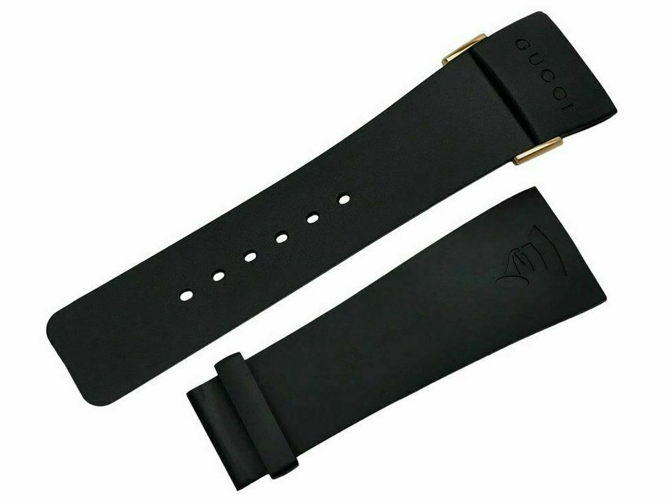 Original Gucci i-Gucci 114-2 Replacement Black Rubber Watch Band Grammy Music 1 Original Gucci i-Gucci 114-2 Replacement Black Rubber Watch Band Grammy Music