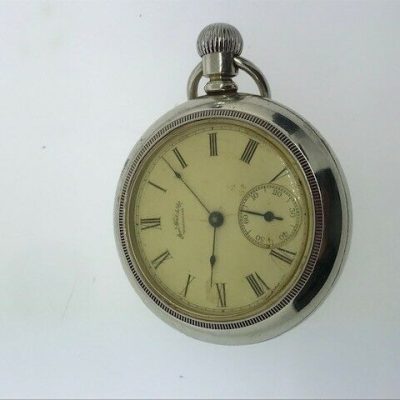 Waltham Am. Watch Co Movement In Baystate Imperial Coin Silver Case