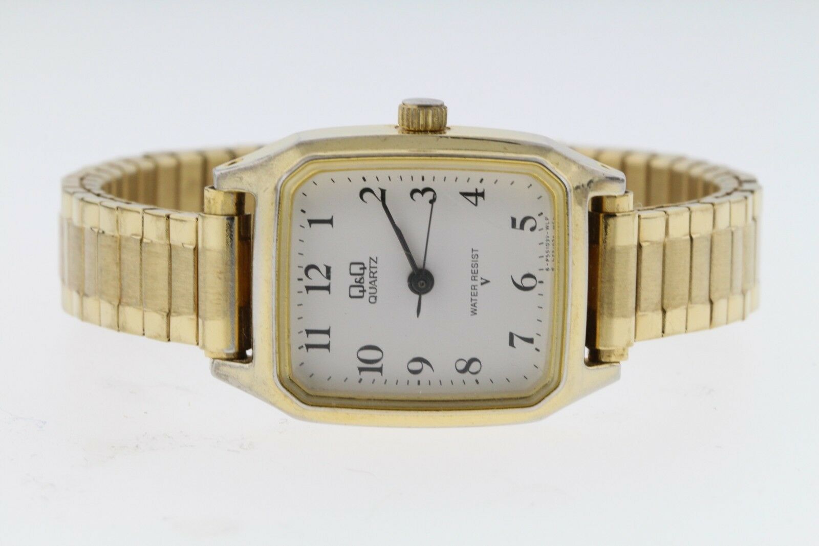 Q&Q Quartz Women's Stretch Bracelet Gold Plated Watch 1 Q&Q Quartz Women's Stretch Bracelet Gold Plated Watch