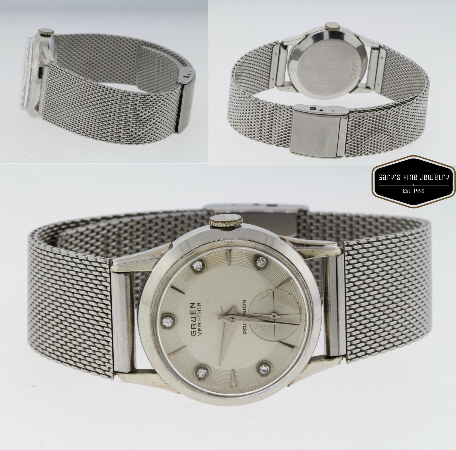 Vintage gruen veri thin cheap watch