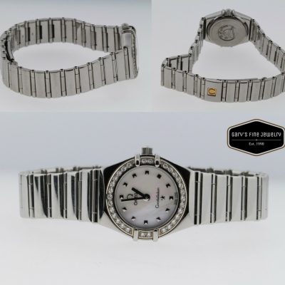 Omega My Choice Constellation 1465.71.00 Ladies Diamond Stainless Steel Watch