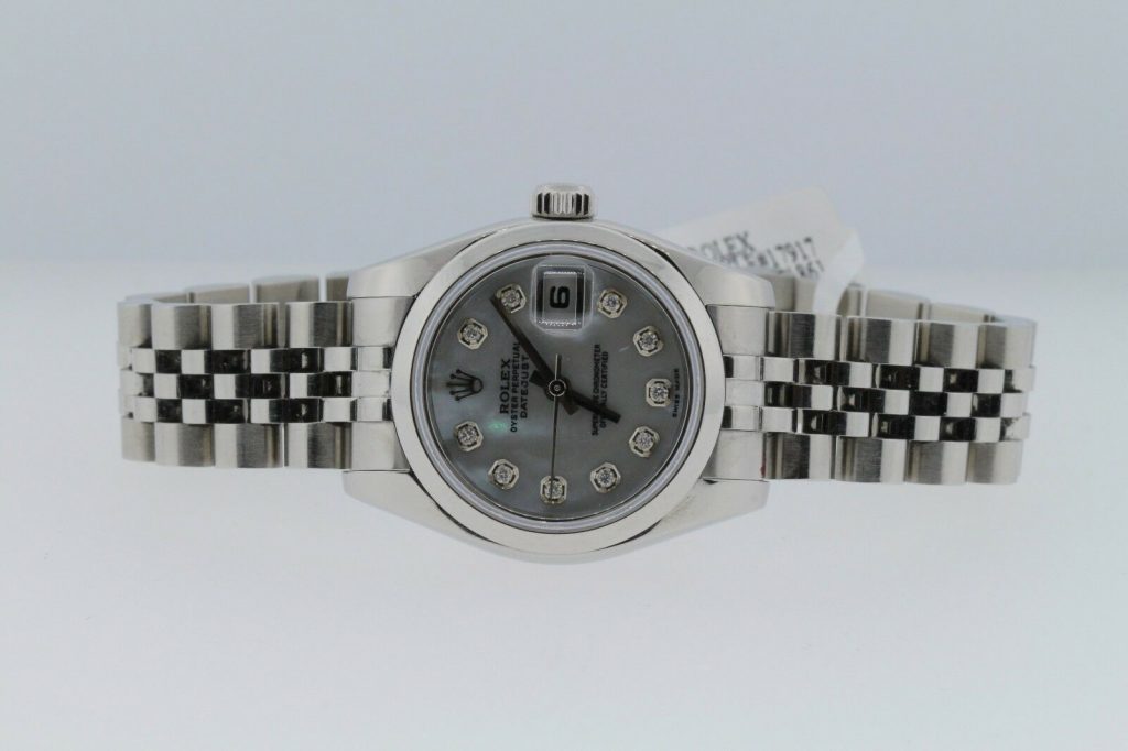 Rolex Datejust 179174 Stainless Steel 26mm Diamond Dial Ladies' Watch
