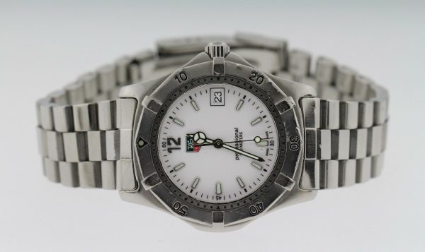 TAG Heuer Professional 200m WK1111-0 White Dial Men's 36mm Stainless Steel Watch