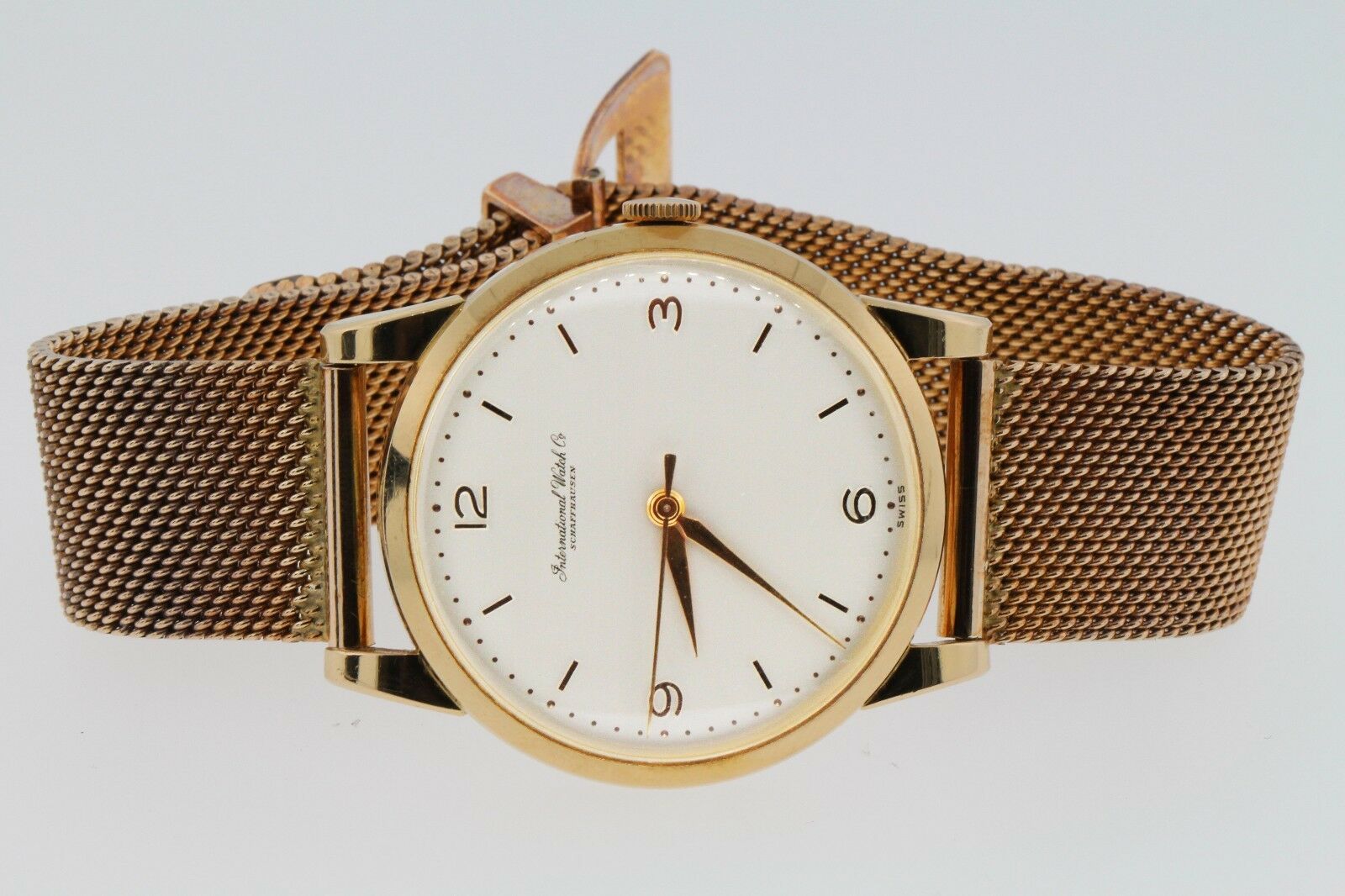 IWC Portofino 18K Rose Gold Men's 37mm Watch with White Dial & Mesh Band 3 IWC Portofino 18K Rose Gold Men's 37mm Watch with White Dial & Mesh Band