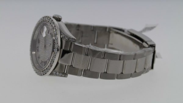 Rolex Datejust Oyster Perpetual 38mm with Custom Diamond Dial and Bezel 116234