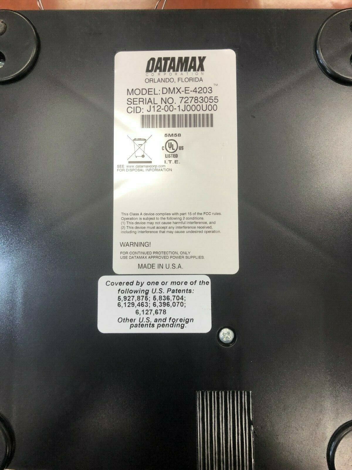 Datamax Thermal Label Printer dmx-e-4203 9 Datamax Thermal Label Printer dmx-e-4203