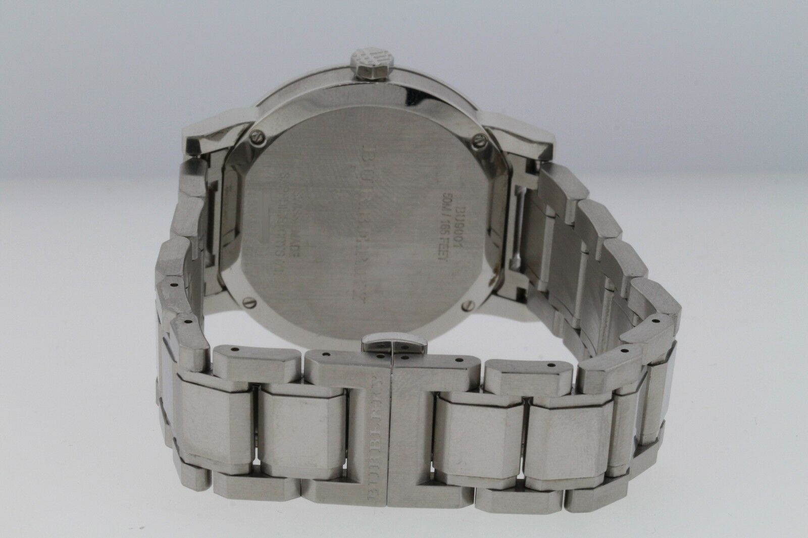 Burberry BU9001 Unisex Black Check Dial Stainless Steel 38mm Watch w/ Black Dial 9 Burberry BU9001 Unisex Black Check Dial Stainless Steel 38mm Watch w/ Black Dial