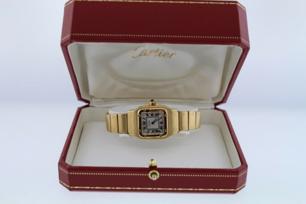 Cartier Santos 1453 Ladies' 18K Yellow Gold Watch 24mmx35mm