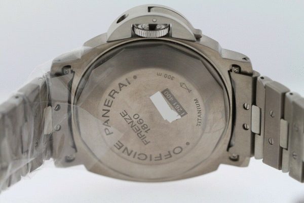 Officine Panerai Luminor Marina PAM 91 MINT 44mm Titanium Men's Watch w/ Box Pap