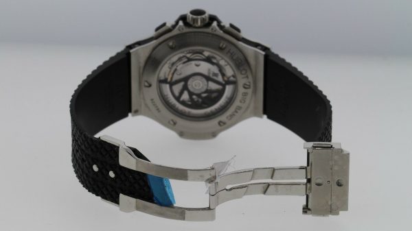 Hublot Big Bang 301.SX.130.RX 44mm Custom Bezel Black Rubber Chrono Men's Watch