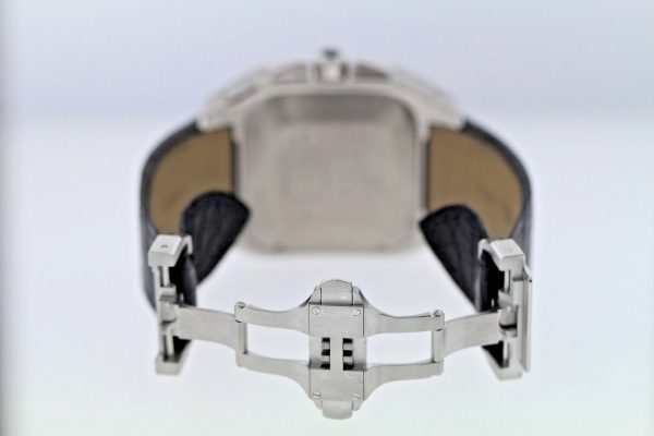 Cartier Santos 100 XL 2740 Chronograph Automatic Watch with Diamond Dial & Case