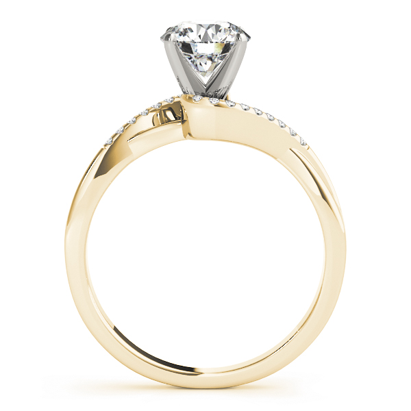 Lenora Diamond Cascade Double Bypass Engagement Ring (18k Yellow Gold)