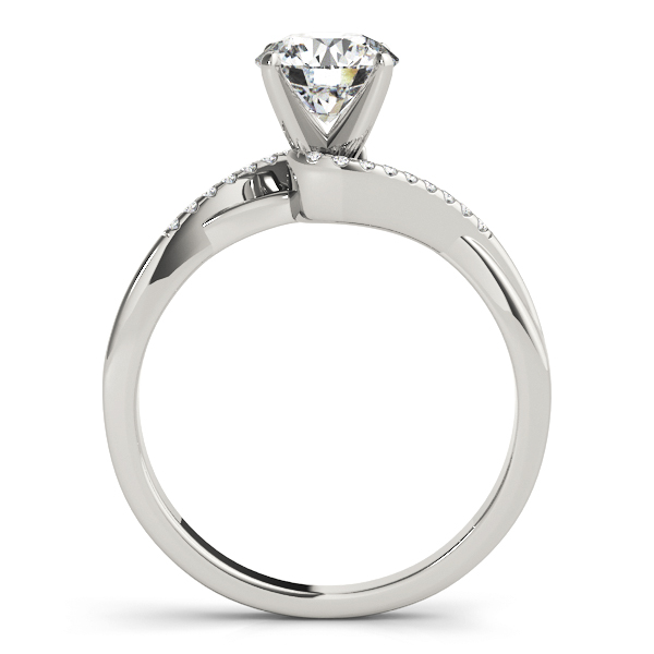 Lenora Diamond Cascade Double Bypass Engagement Ring (Platinum)