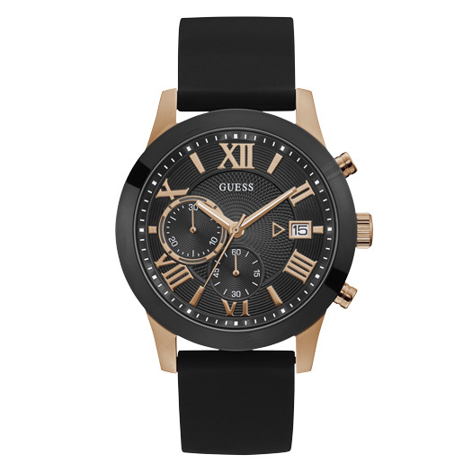 GUESS Black & Rose Gold-Tone U1055G3 Jewelry Watch Bee – Multifunction Busy
