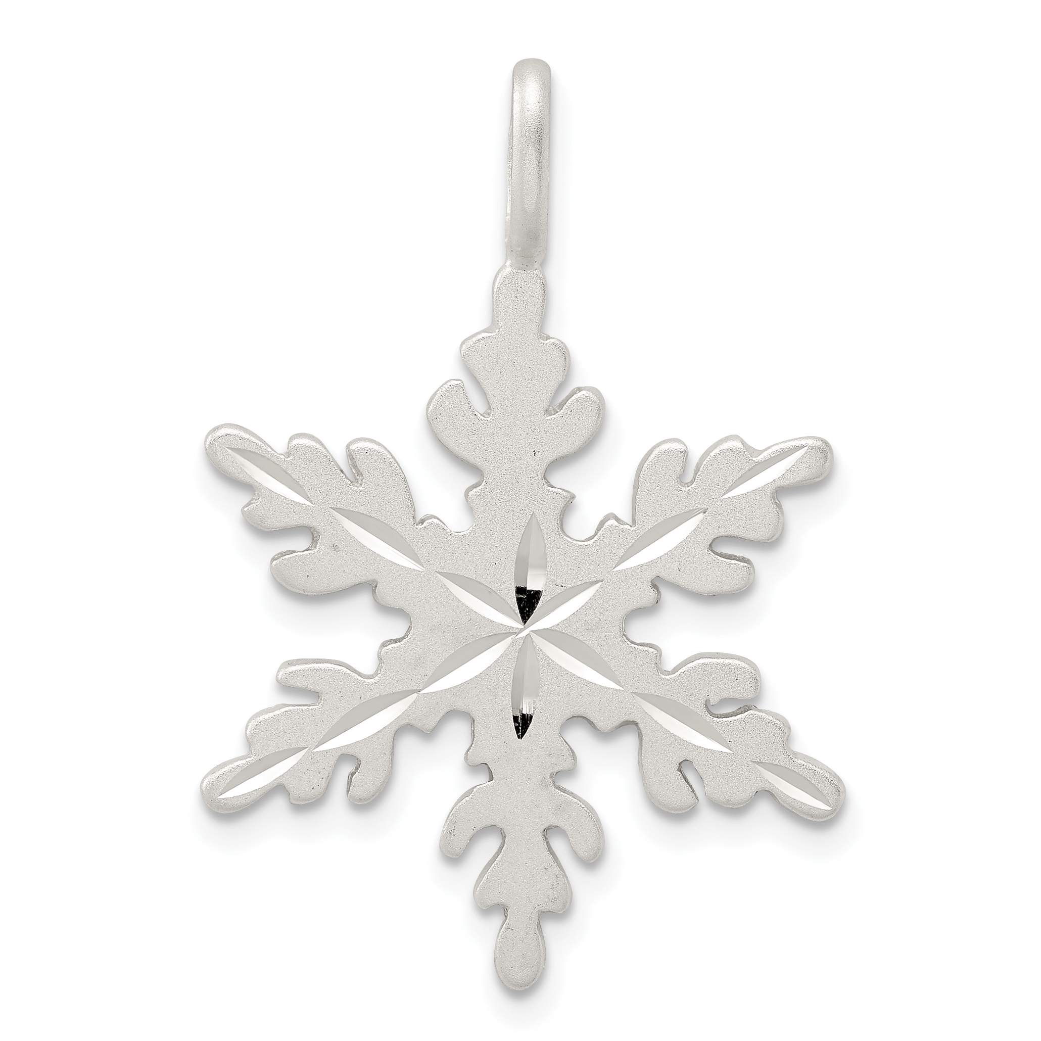 Sterling Silver Snowflake Charms 