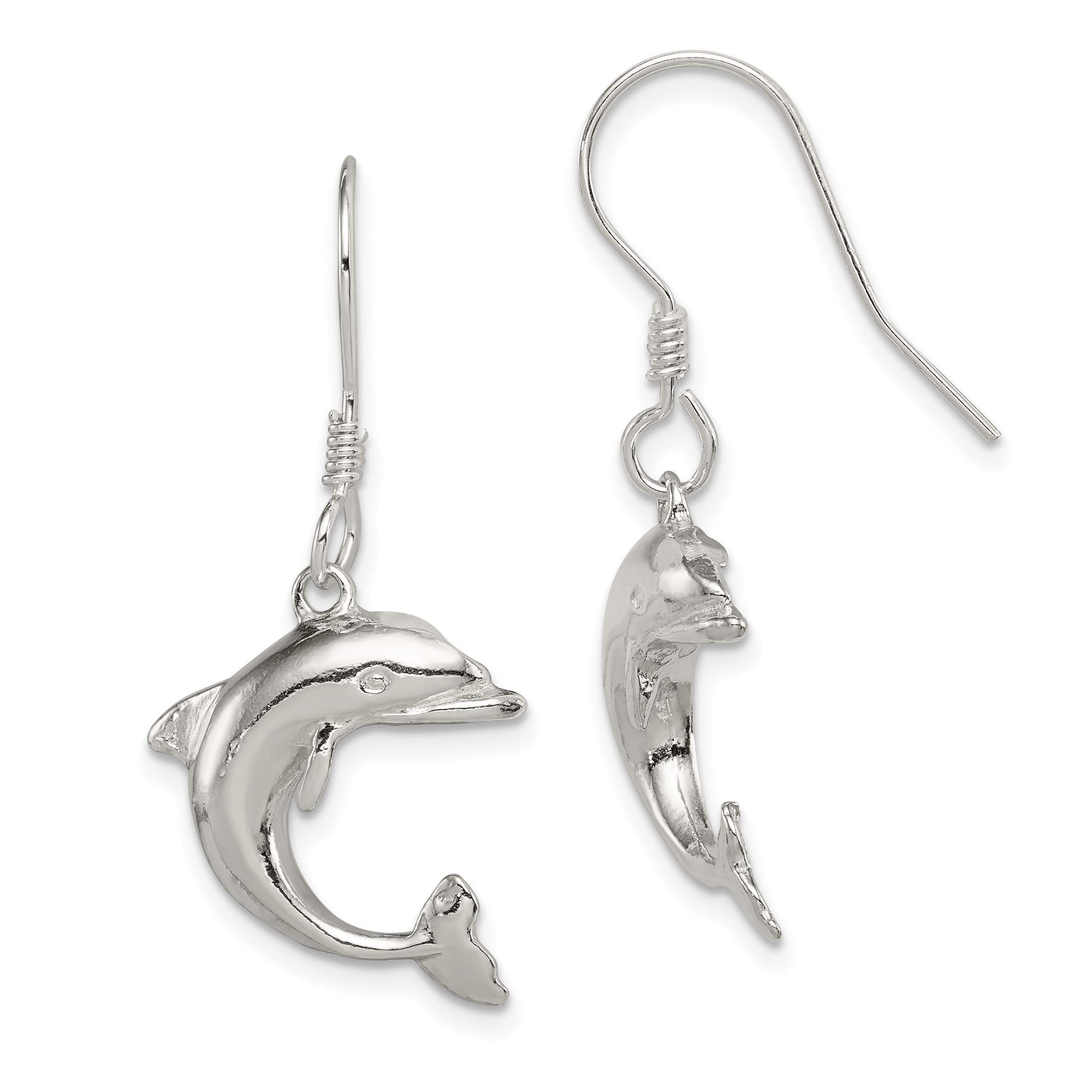 FOURSEVEN® Jewellery 925 Sterling Silver Diving in the Distance Dolphin  Dangler Earrings for Women and Girls (Christmas Gifts) : Amazon.in: Fashion