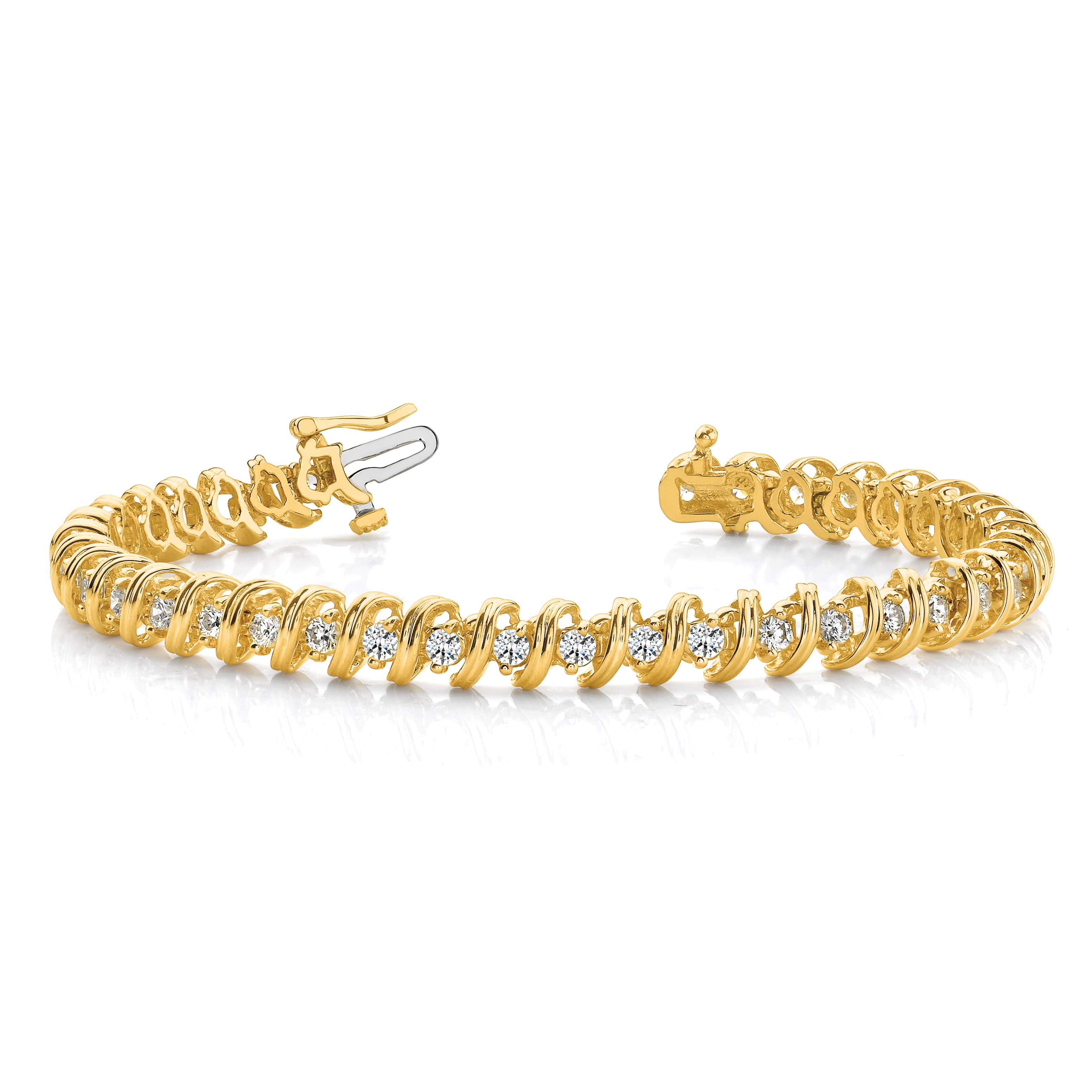 14k 2.3mm Diamond Tennis Bracelet Mounting – Busy Bee Jewelry