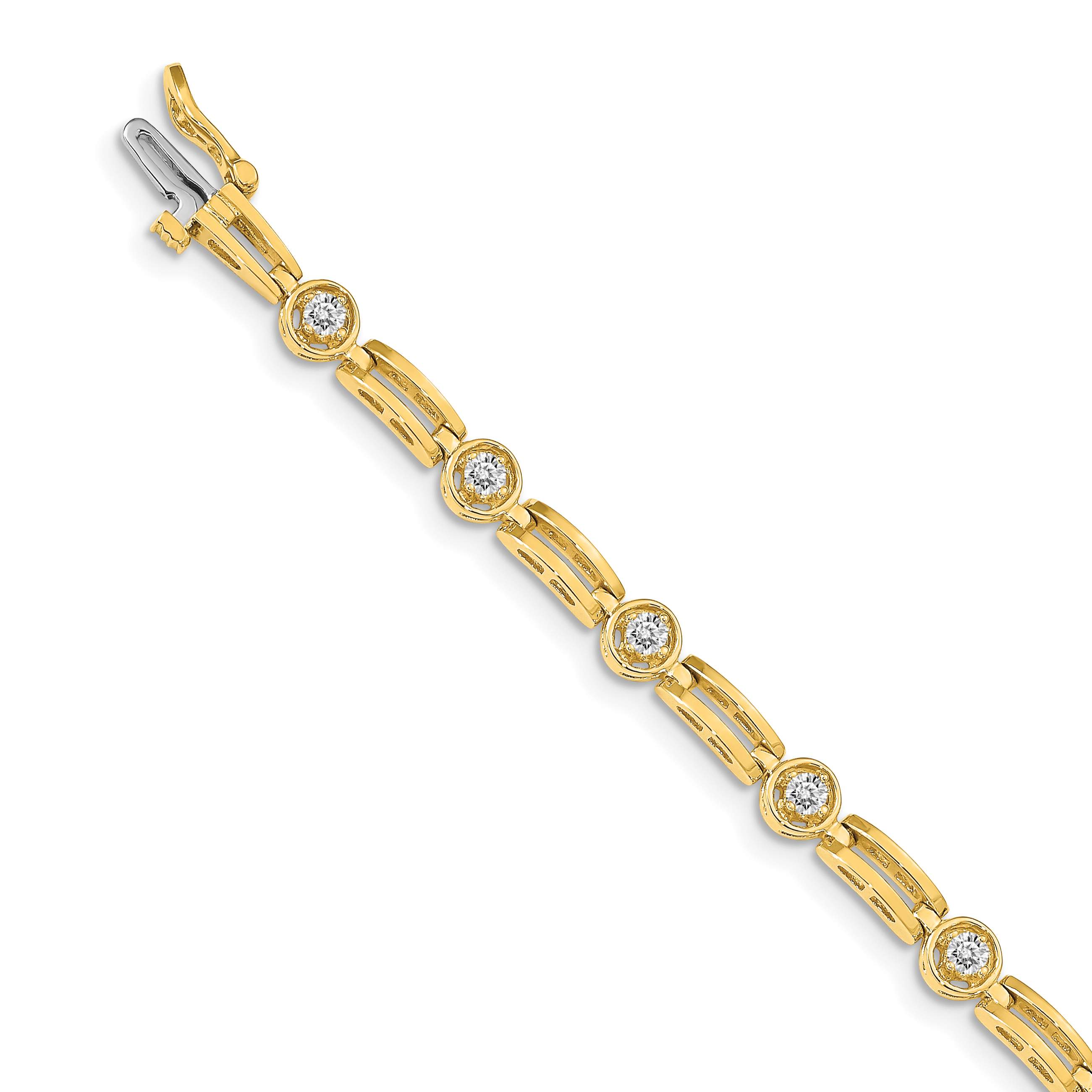 14k 2.6mm Diamond Tennis Bracelet Mounting – Busy Bee Jewelry